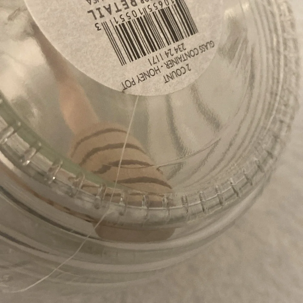 Target BP Large GLASS Honey Pot